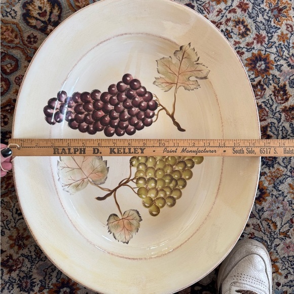 Villa Grande Handpainted XL Serving Platter - Picture 6 of 6